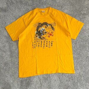 Men's Yellow and Orange T-shirt